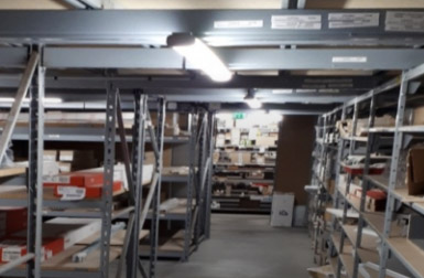 Remplacement des lumimnaires d&rsquo;un entrepôt de stockage